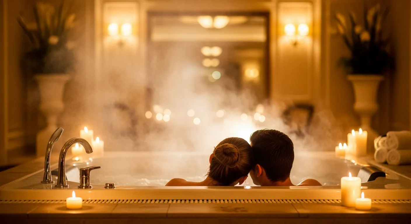 Bien-etre en couple : les bienfaits du jacuzzi, du sauna et de la detente a deux