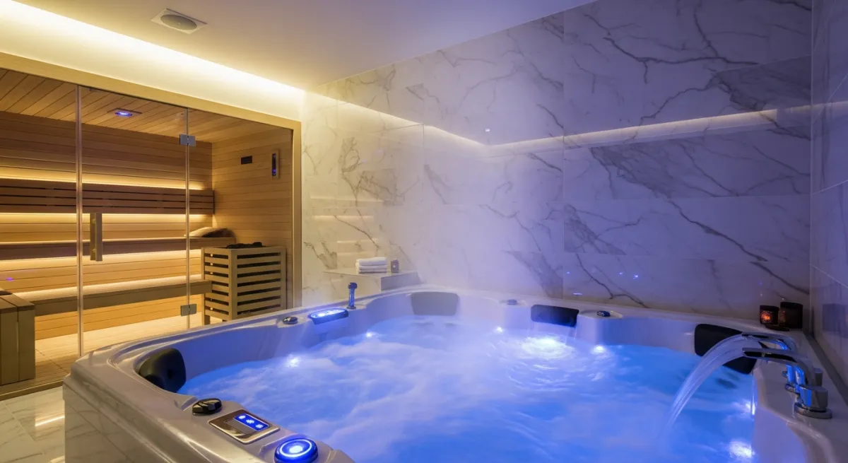 Les equipements incontournables d'une love room : jacuzzi, sauna et bien plus