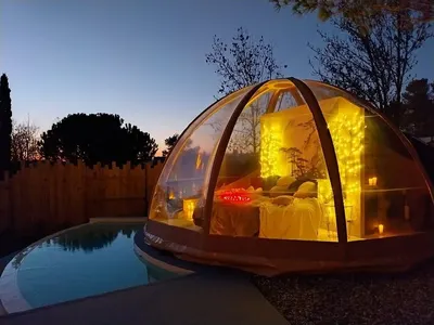 Le Clos F.M.R - Bulle WIGWAM Fanny, love room à Malves-en-Minervois