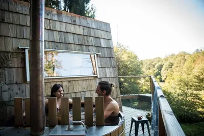 Le Moulin de la Jarousse - Cabane Belle étoile, love room à Angoisse