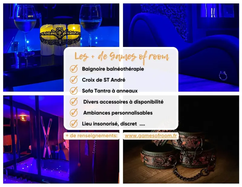Games of Room _ L'aire de jeux pour adultes, love room à Bordeaux