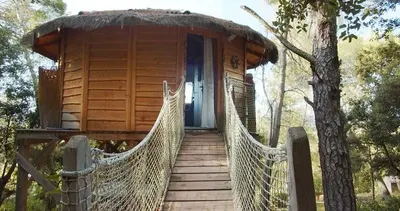 Domaine de la tuilière - Cabane Perchée Spa privatif, love room à Carnoules