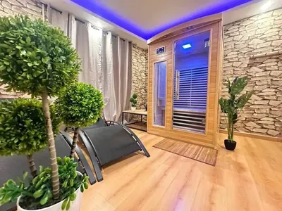 E Servagnat T3 luxe avec Sauna Jacuzzi et Hammam, love room à Épernay