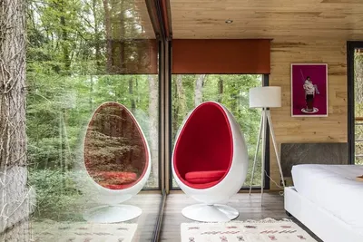 Loire Valley Lodge - Lodges design avec jacuzzi privé en terrasse - Sixtie’s, photo 4