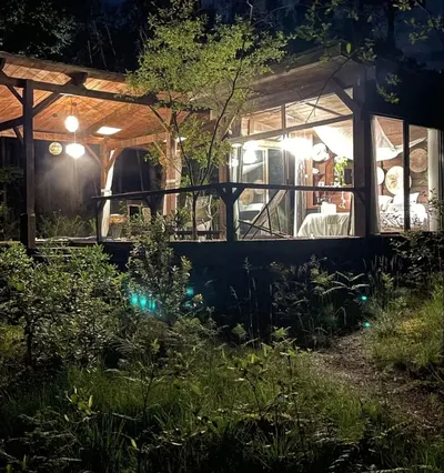 Les Landines - L'O2 de verre et de bois et son spa, photo 4