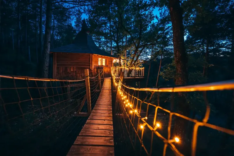 Cabane dans les arbres avec jacuzzi privatif - Aristoloche, photo 8