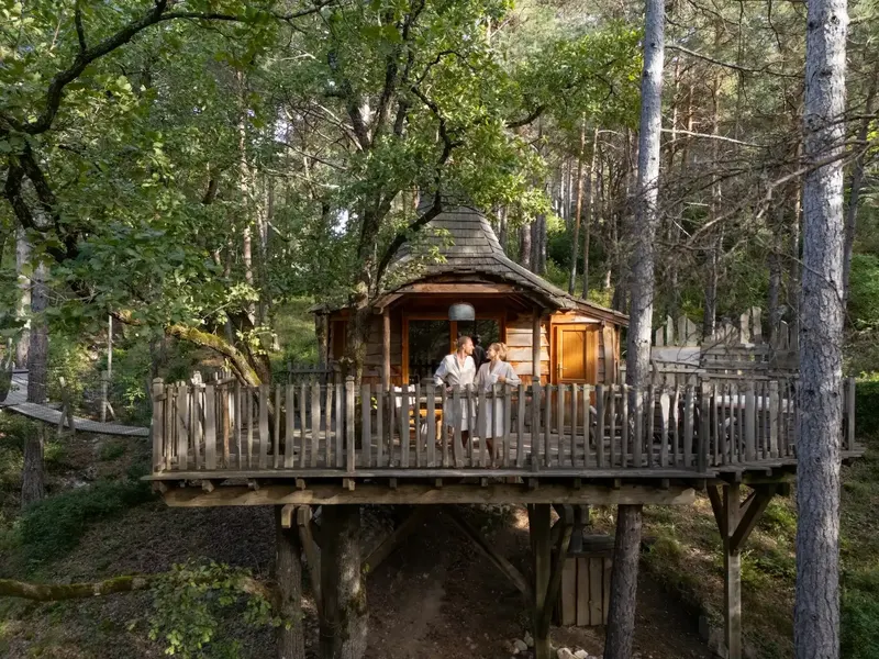 Cabane dans les arbres avec jacuzzi privatif - Aristoloche, photo 7