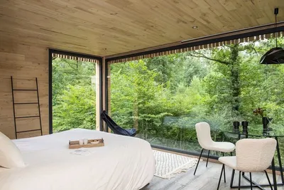 Loire Valley Lodge - Lodges design avec jacuzzi privé en terrasse - Uzume, photo 2