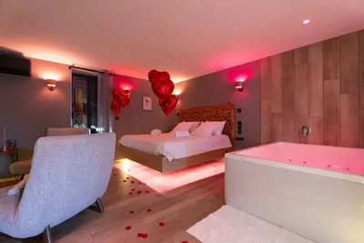 Domaine du Moulin 71 - La Suite Spa, love room à Saint-Laurent-d'Andenay
